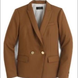 J Crew Dover Blazer in Italian Wool - Camel